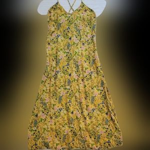 Old navy yellow maxi dress